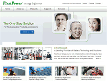 Tablet Screenshot of efirstpower.com